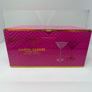 Barbie x Dragon Glassware • Pink Martini Glasses